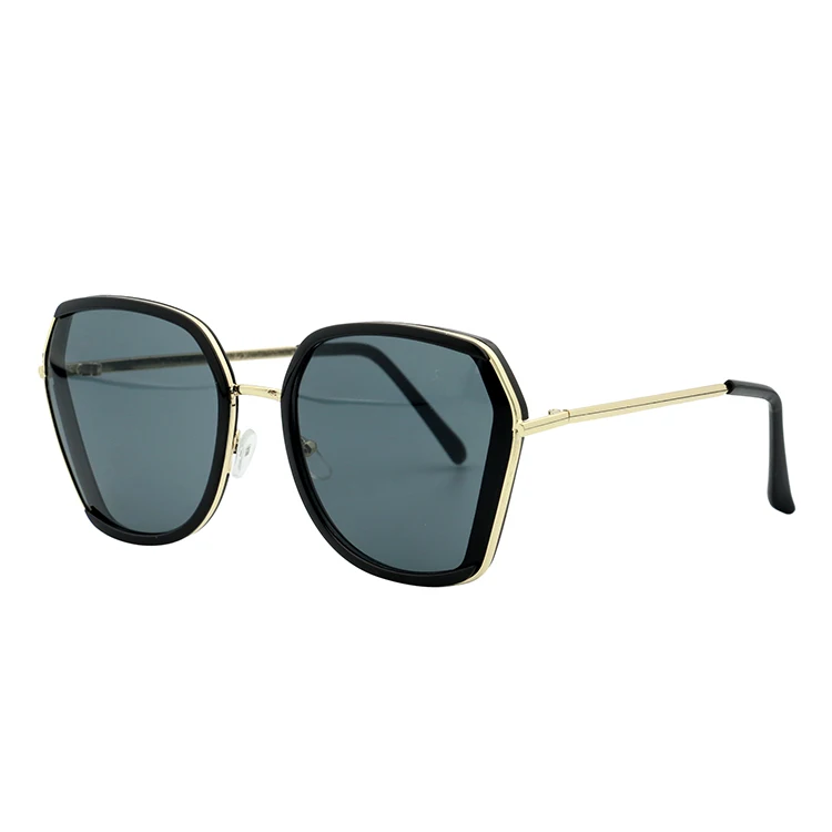 

Hot Sell Fashion Classic AC Lenses Gradient Sun Glasses Big Frame Square Polygonal Sunglasses