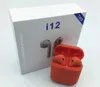 Guangdong Factory Wireless Earbuds i12 TWS Headphones In Ear Touch Control Earphones BT 5.0 Headsets with Charging Box