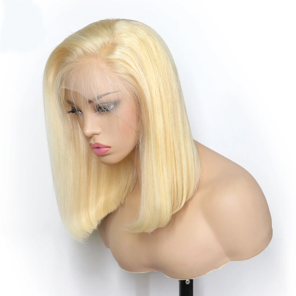 Wholesale 613 Blonde Bob Wig,Megalook Price Peruvian Human Hair Lace ...