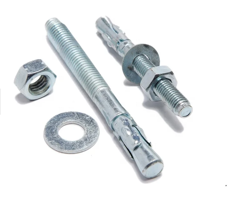 Carbon Steel Galvanized Wedge Anchor Screw Type Expansion Anchor Bolts ...