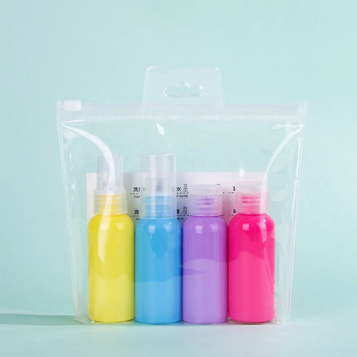 

Colorful Skincare Bottle PET Toner Bottle Lotion Container Plastic Serum Bottle Packaging