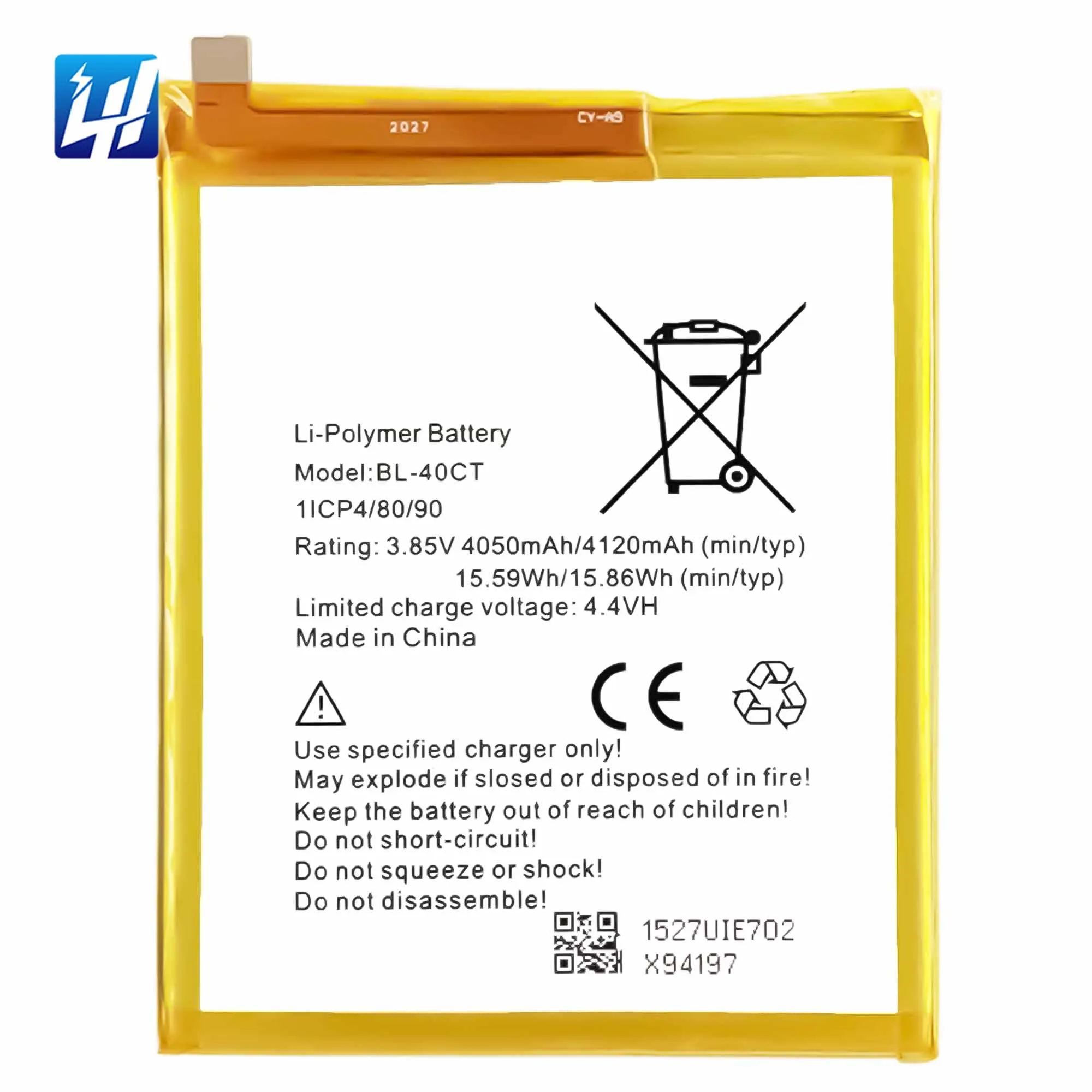 

BL-40CT High Durability Factory Supply mobile phone battery for tecno Phantom 6 Plus