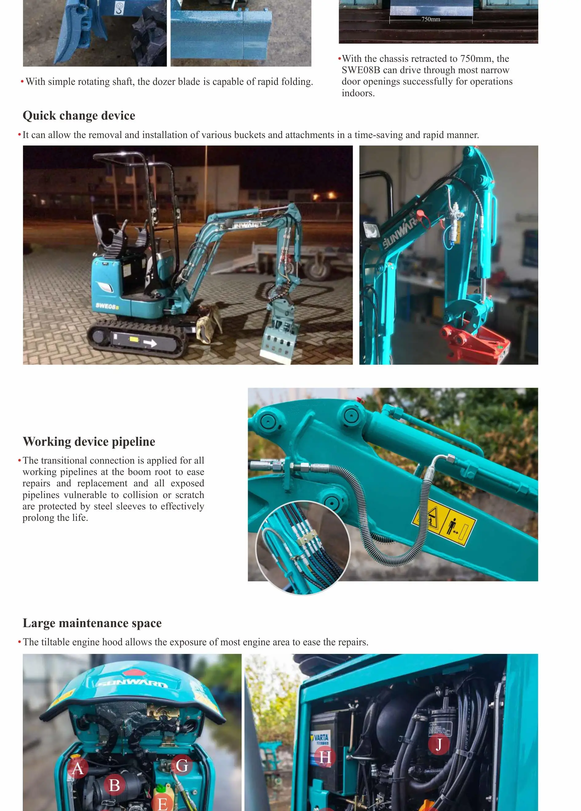 2.2ton crawler excavator