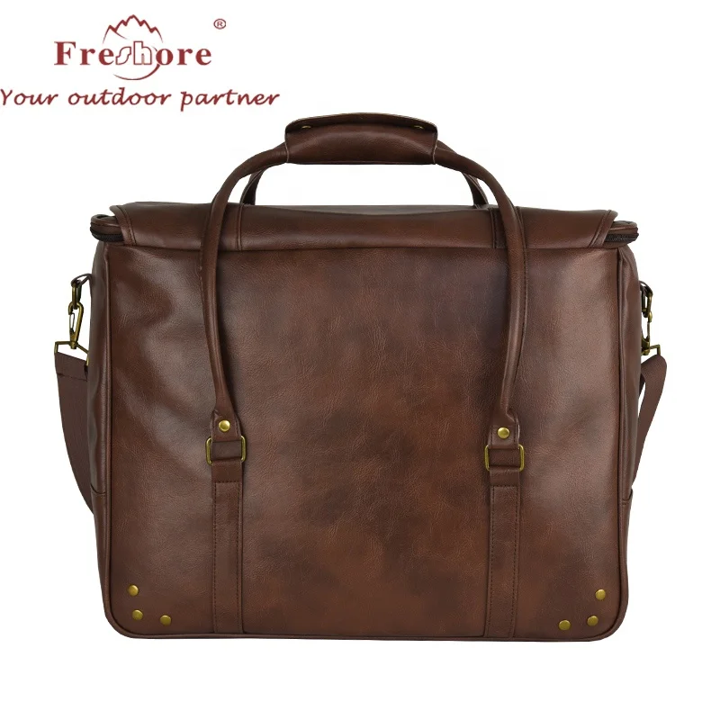 

Multicolor Luxury PU leather optional wine bag with great insulation can keep above 6 hours cooler ideal for travel, Brown