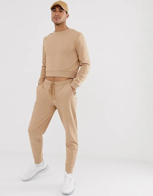 tan tracksuit mens