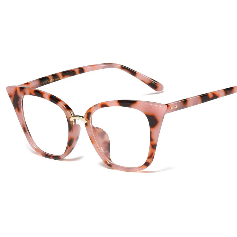 

TR90 Frame Fashion Ladies Optical Clear Frames cateye Eyeglasses Vintage cr39 blue light blocking glasses