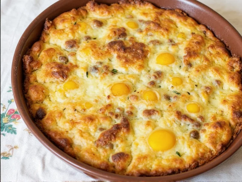 WWII Egg and Sausage Pie: Authentic Wartime Recipe