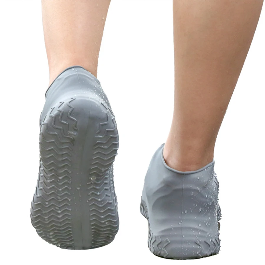 Waterproof Silicone Shoe Covers, Reusable, Non-Slip, Wear