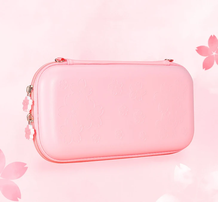 

Cute Pink Bag for For Nintendo Switch Storage Bag Colorful Carrying Case for Switch Game Accessories
