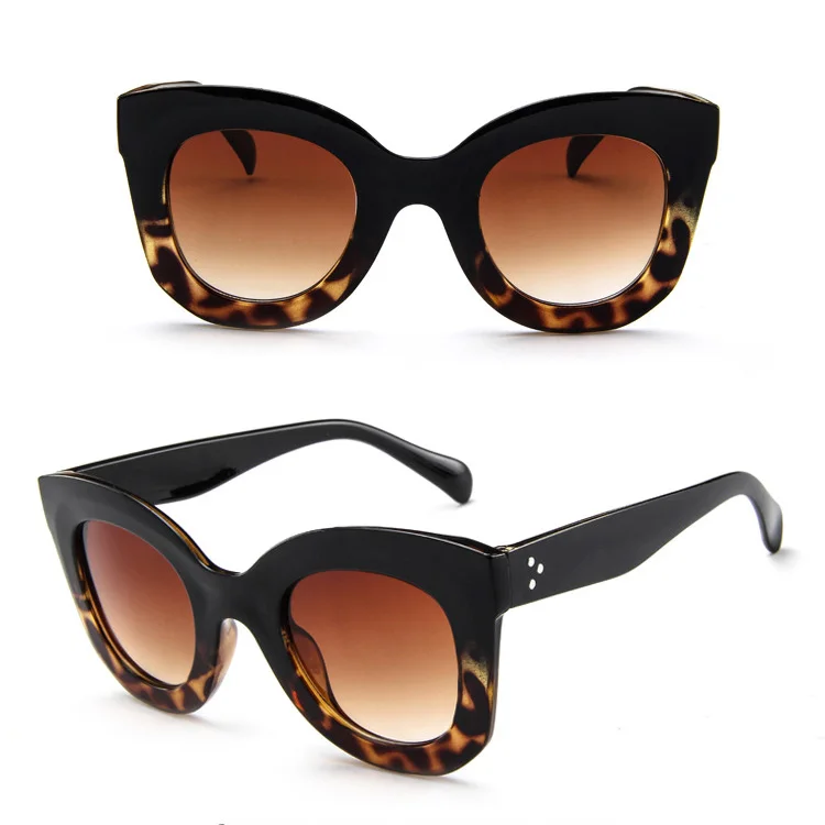 

2019 Custom cheap Oversize Tortoise shades sunglasses womens