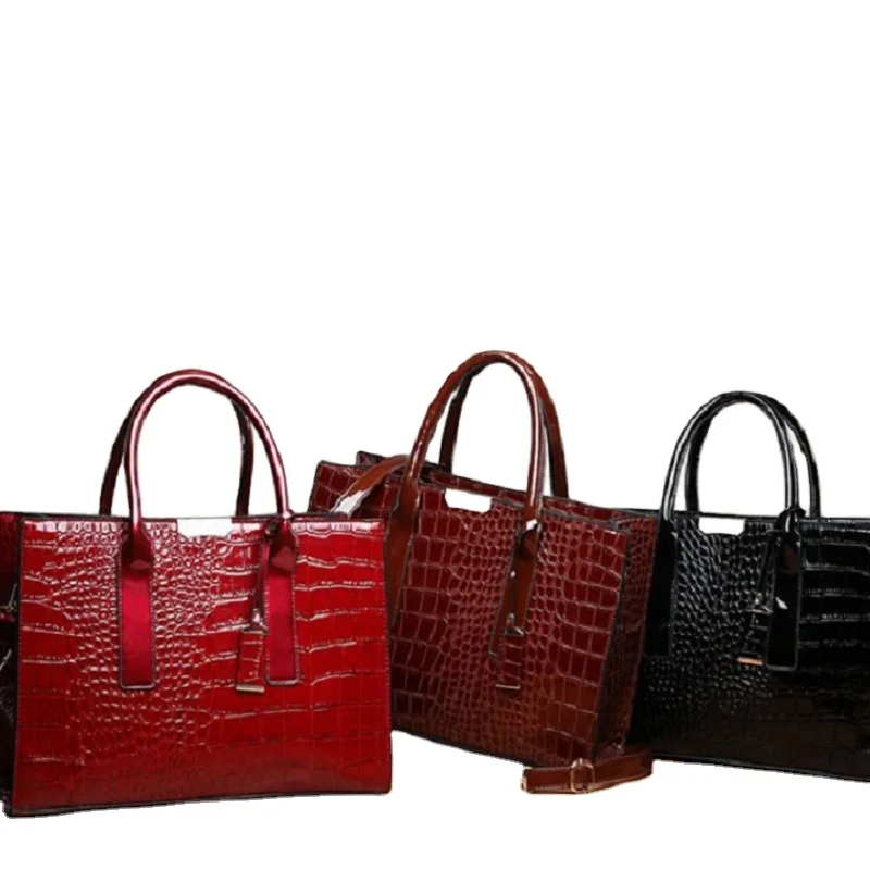 

Wholesale design ladies handbag luxury women handbag casual alligator large bags, Customizable