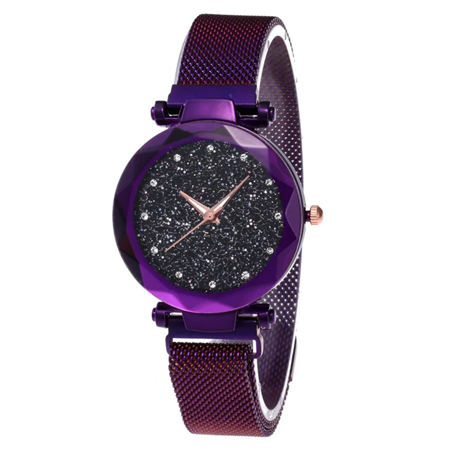 

Ultra Thin Bracelet Promotional Items Winter Collections Wholesale Vintage Watches Ladies Reloj magnet watch Ladies Watches, Black and brown