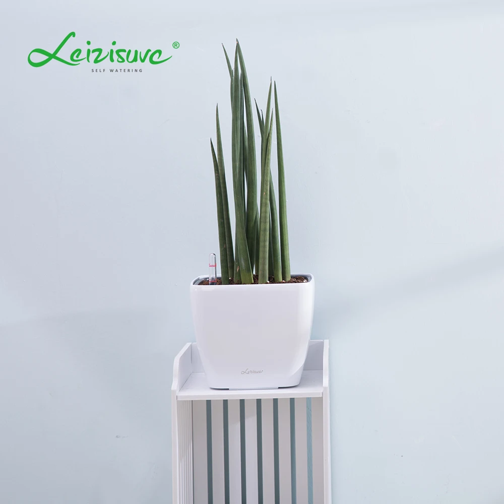 

China manufacture plastic flower pots macetas pot square planters