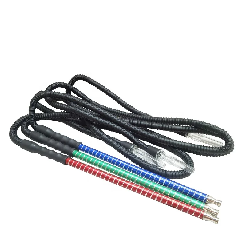 

Arabic hookah straw hookah accessories aluminum handle plastic straw hookah