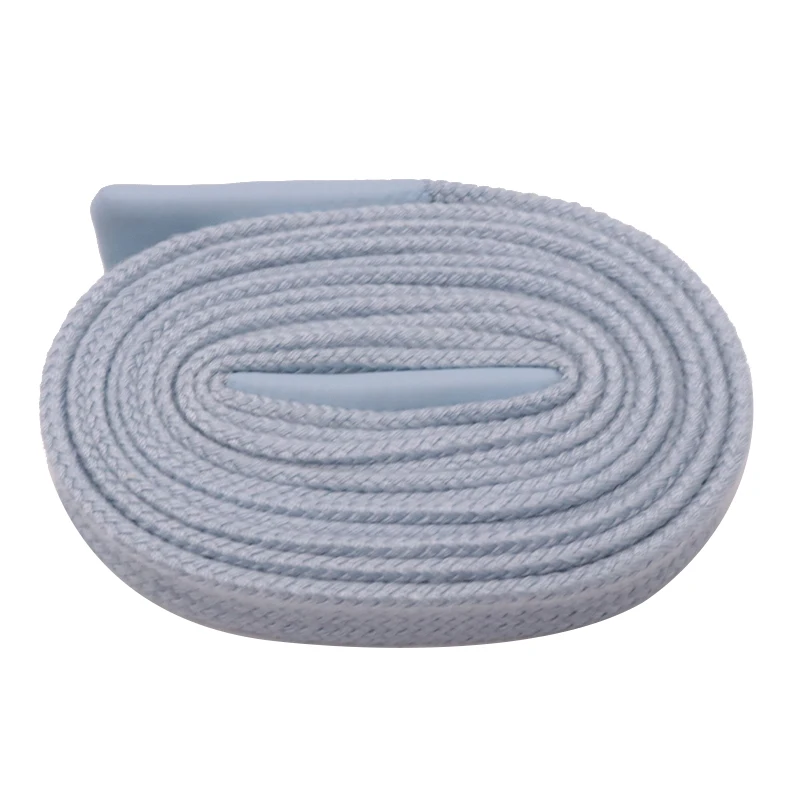 

Weiou Manufacturer Brand New Flat Type Pure Color Epoxy Cap Rope Polyester Shoe Laces With Great Price For Men's Casual Shoes, Customized