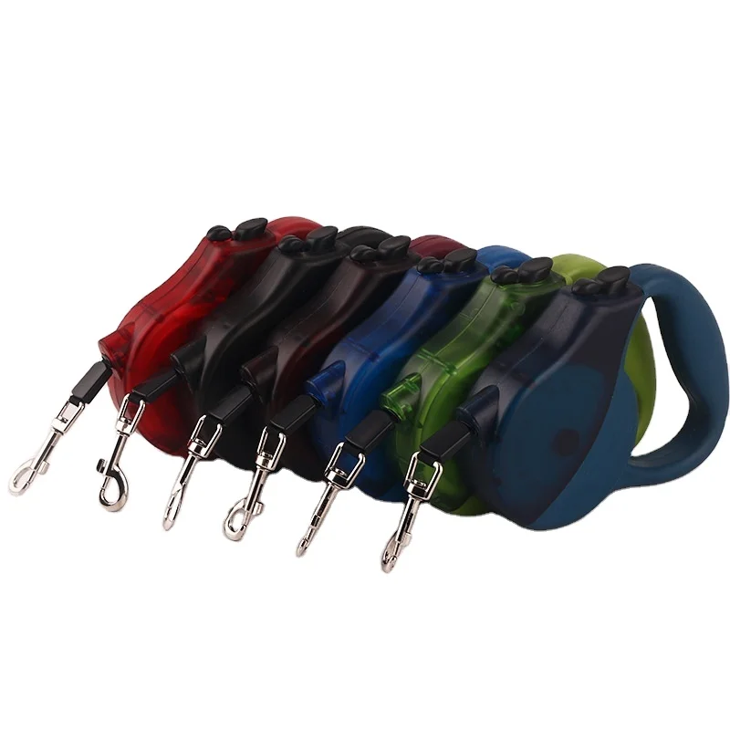 

Pet Collar Alarm Bandana Dog Supplies 6-Color Automatic Tractor Dog Leash Pet Leash 3 Meters Dog Leash Pet Collar Accessories, Blue, black, red, green, crimson, navy blue