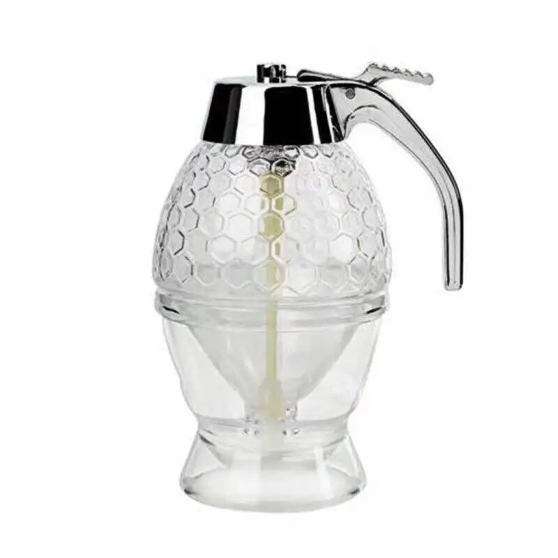 

Amazon hot selling wholesale price food grade 200ml honey dispenser, Transparent
