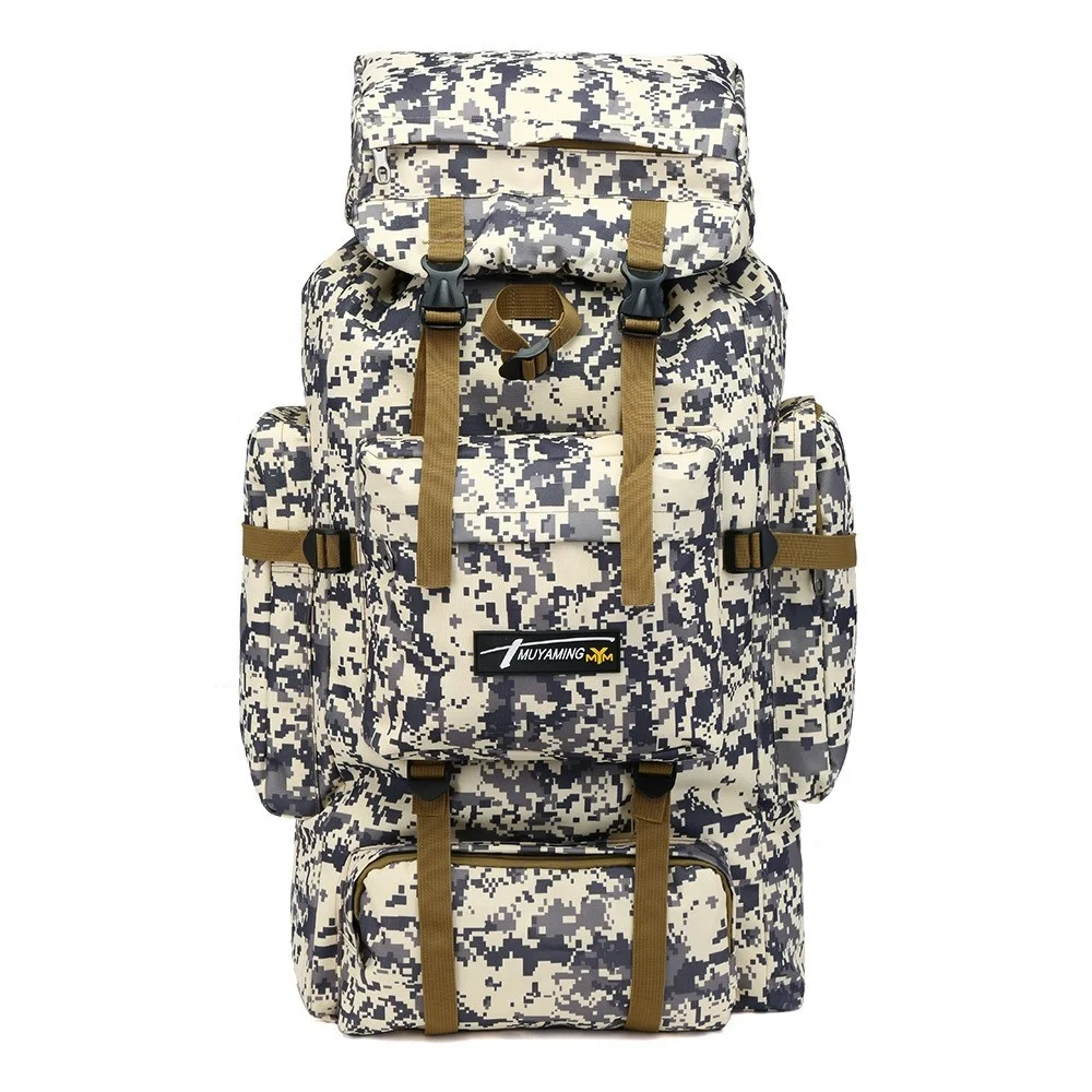 

Lightweight 70L Shoulder Strap Adjustable Backpack Military Tactical Camouflage Mountaineering Bag Duffle Bag