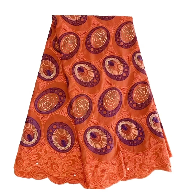 

High quality Swiss Cotton Fabric Lace African exclusive cotton Swiss Cotton Voile lace, Accept customized color