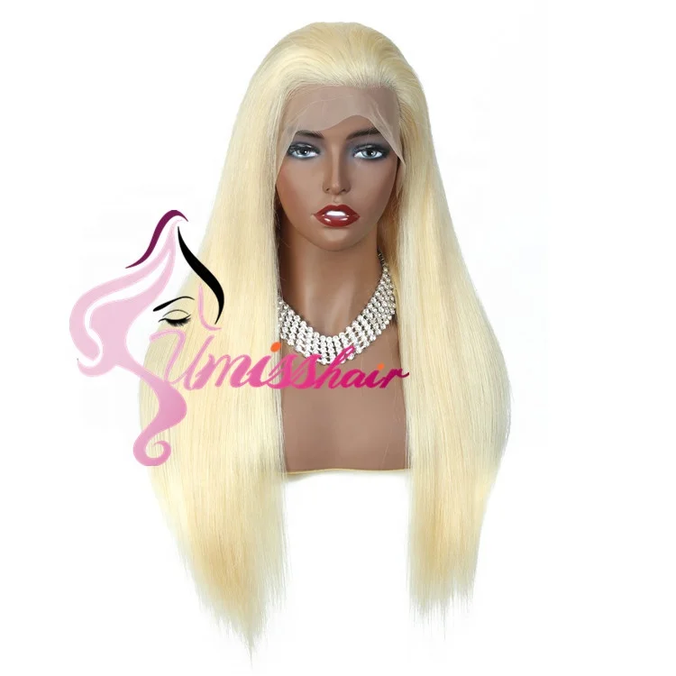 

Fast Shipping Factory Price Lace Wig Human Hair Natural Color Lace Front Wig Blonde Human Hair Full Lace Wig, 613 color of hair & transparent of lace