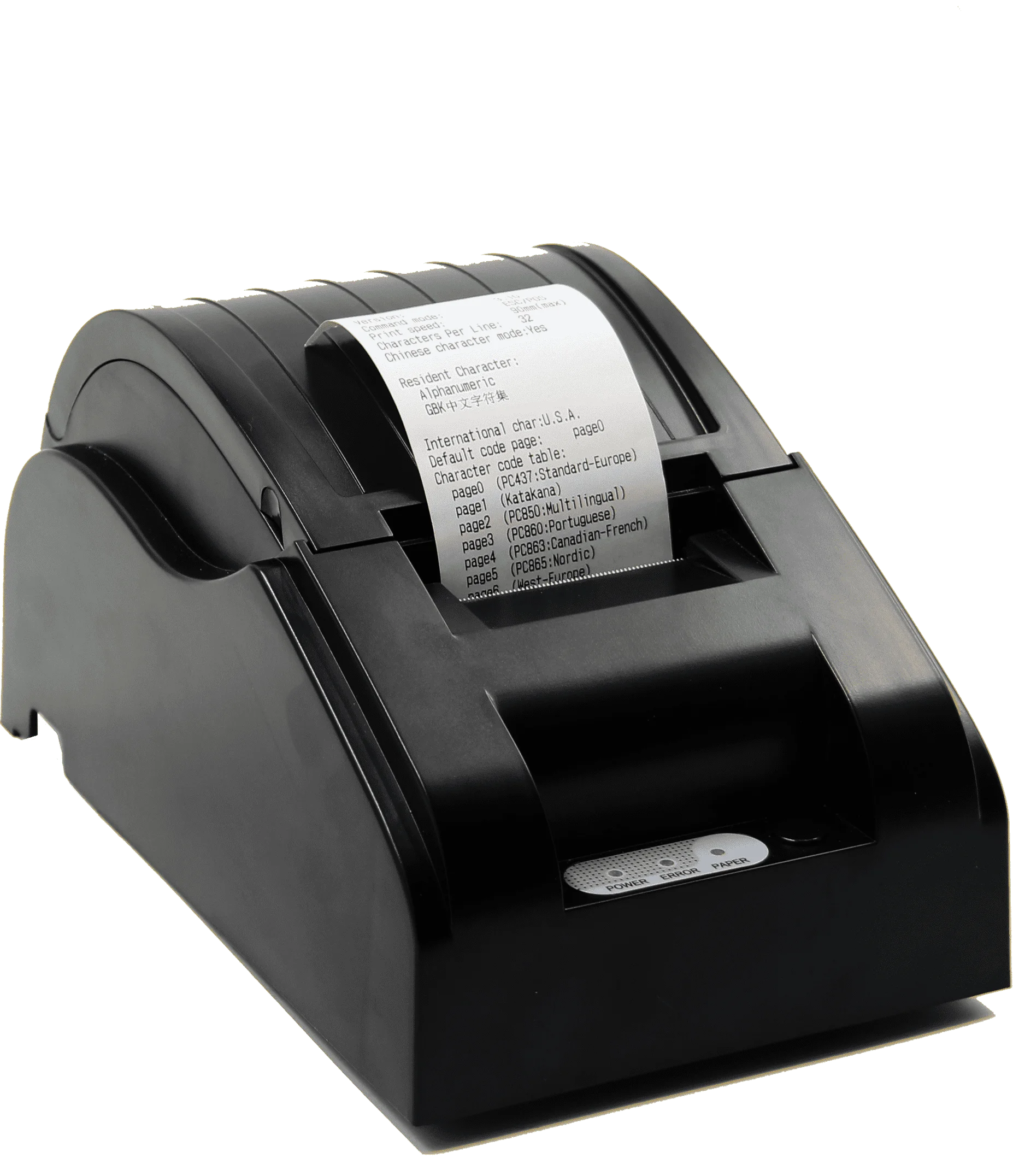 

HDD-5890 58mm paper width Thermal receipt Printer for restaurant supermarket retail store fashion shop, Black and white