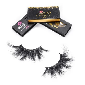 Wholesale 25mm Mink Eyelashes 5D Mink Eyelashes With Private Label Eyelashes
