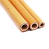 100% Natural Organic Compostable Degradable Biodegradable Bamboo Drinking Straw With Cleaning Brush