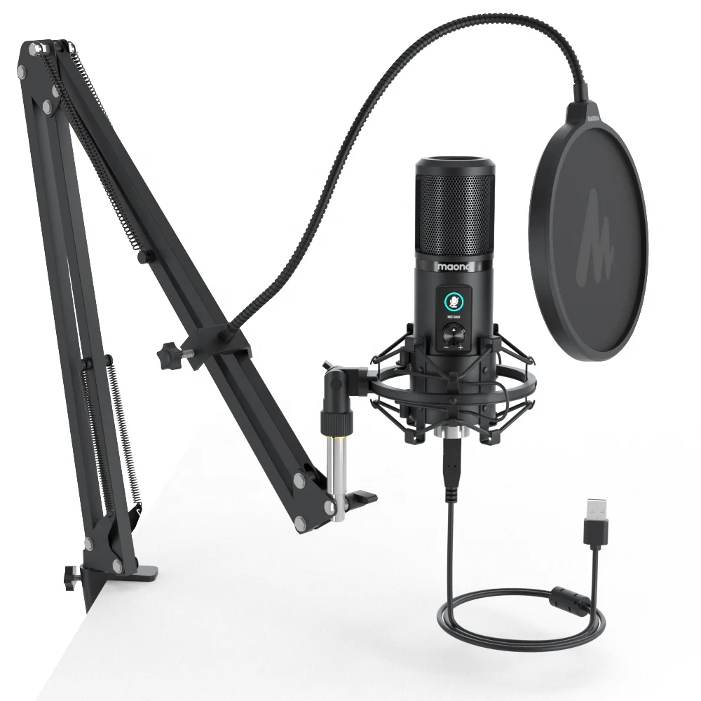 

MAONO Professional Microphone Portable Condenser Microphone with Desktop Stand Podcasting Microphone