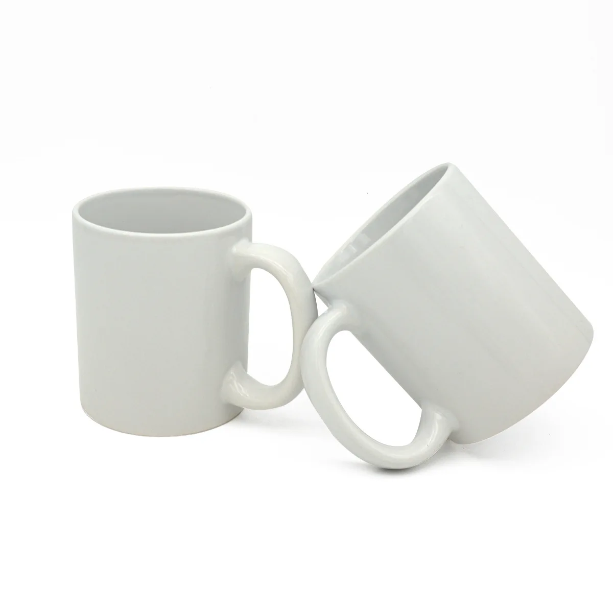 

wholesale 11oz White Custom Sublimation Blank Enamel Metal Camping Mug sublimation mug supplier