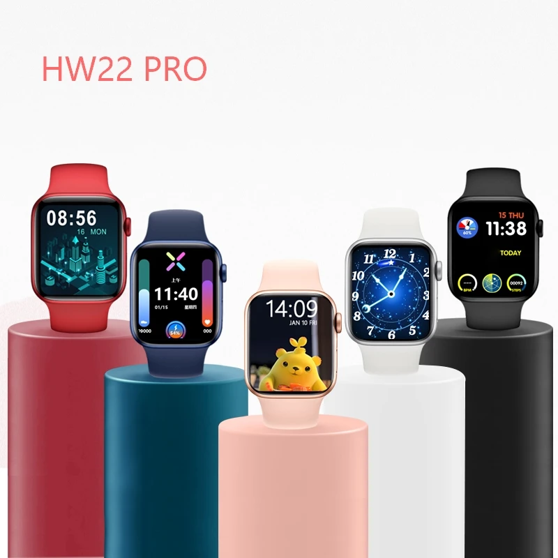 

2021 Smartwatch HW22 pro 1.7 IPS Smart Dual Buttons Wireless Charging Tracker Waterproof SmartWatch HW22 Pro