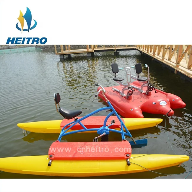 

New Technology 1 Person 1 Person Adult Entertainment Water Bicycle, Yellow, red, organge, green, blue or as your demand