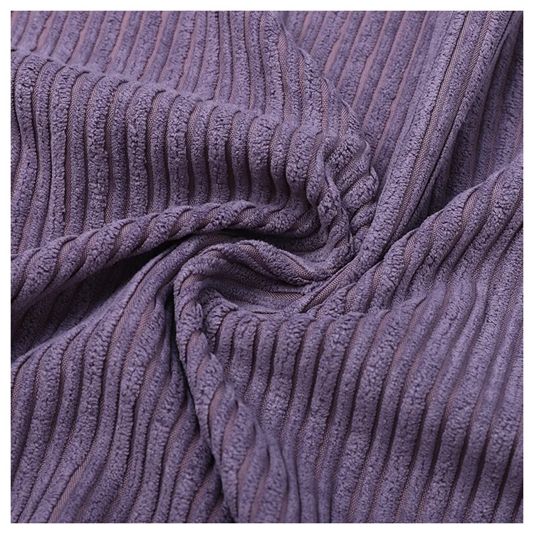 
Wholesale Upholstery Fabric 6 Wale None Elasticity 100% Cotton Corduroy Fabric For Pants, Dresses, Coats// 
