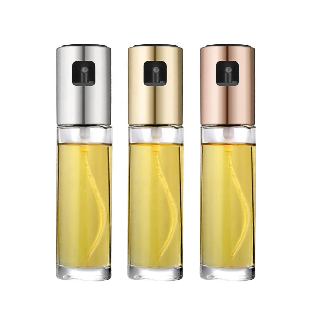 

QY Oil Vinegar Sprayer Oil Spray Bottle Pump Glass Oil Pot Leak-proof Drops Dispenser Seasoning Kettle BBQ Kitchen Tool, New bbq spray bottle glass oil can