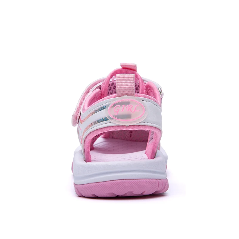 
2019 Kids Sandals Closed-Toe Outdoor Sport Sandals Summer Breathable Leather Water Sandals for Girls 