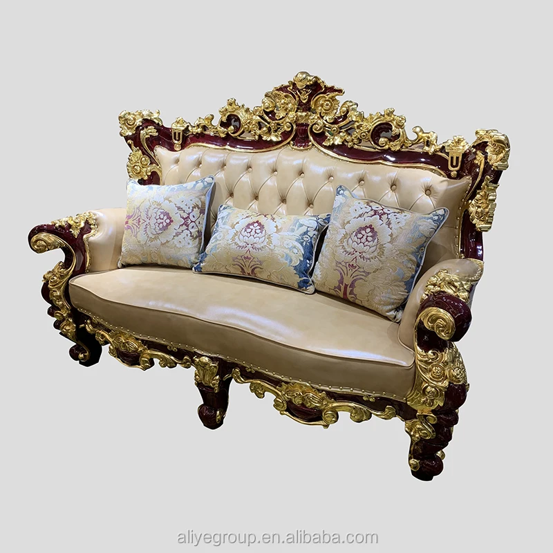 Elegant Furniture European Style Sofa Set Arabic Style Living Room Furniture Amf9104