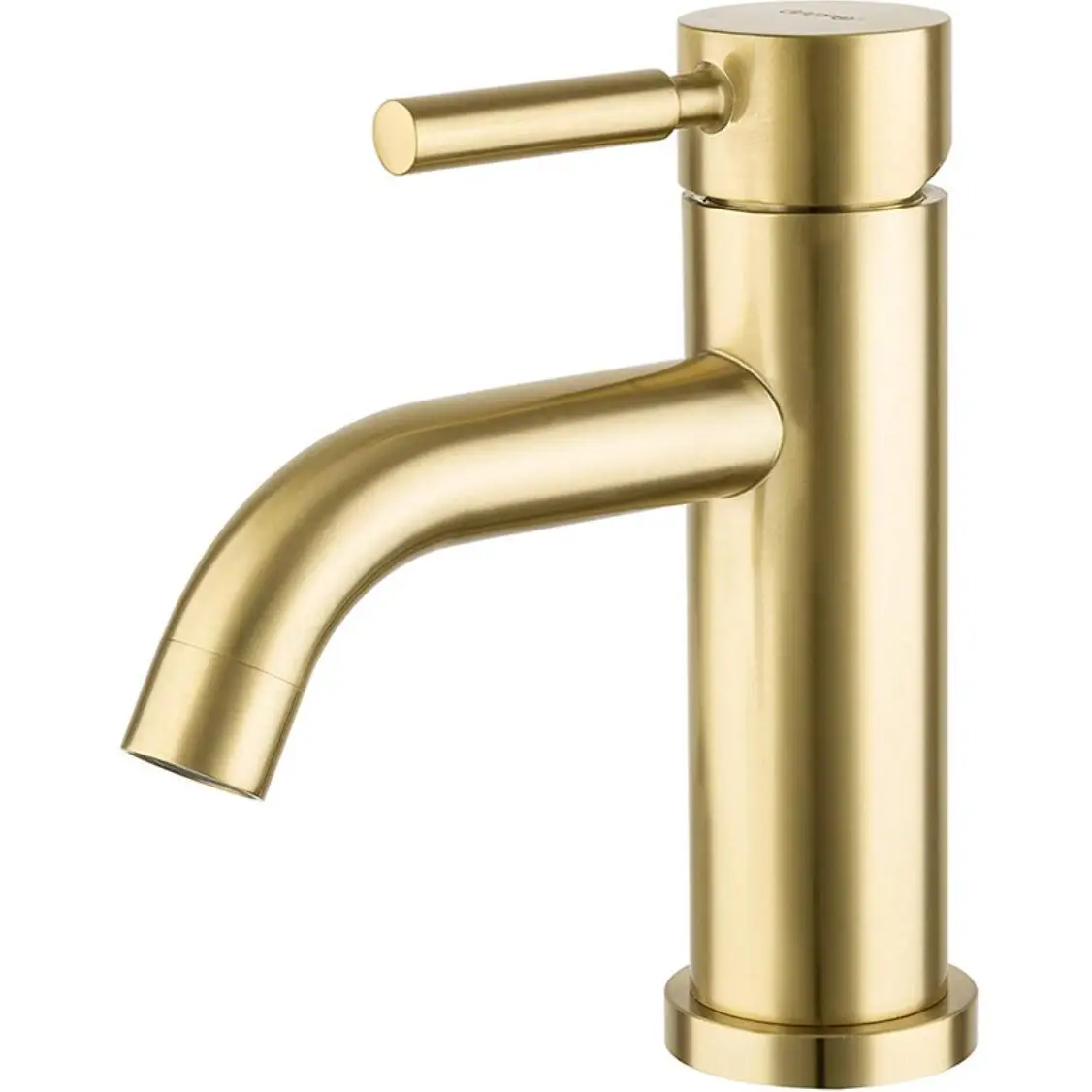 

Single hole 304 stainless steel basin mixer taps brushed gold basin sink faucet for bathroom