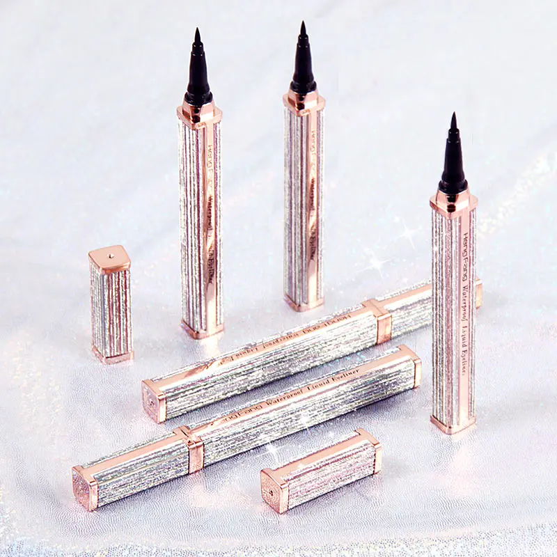 

Hengfang Nice design Private Label Luxury 3 colors tube Cool Black Waterproof liquid eyeliner, Balck