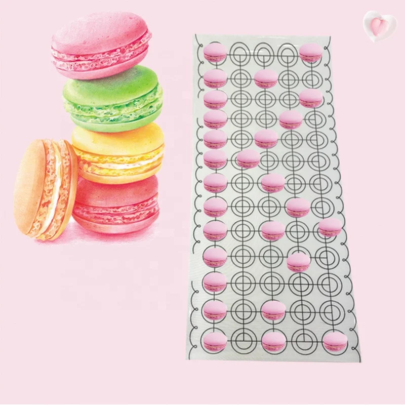 

2021 Kitchen Accessories Chopping Measurements Mat Silicone Baking Mat 60X26CM Non-slip and non-stick macaron baking mat, Natural color