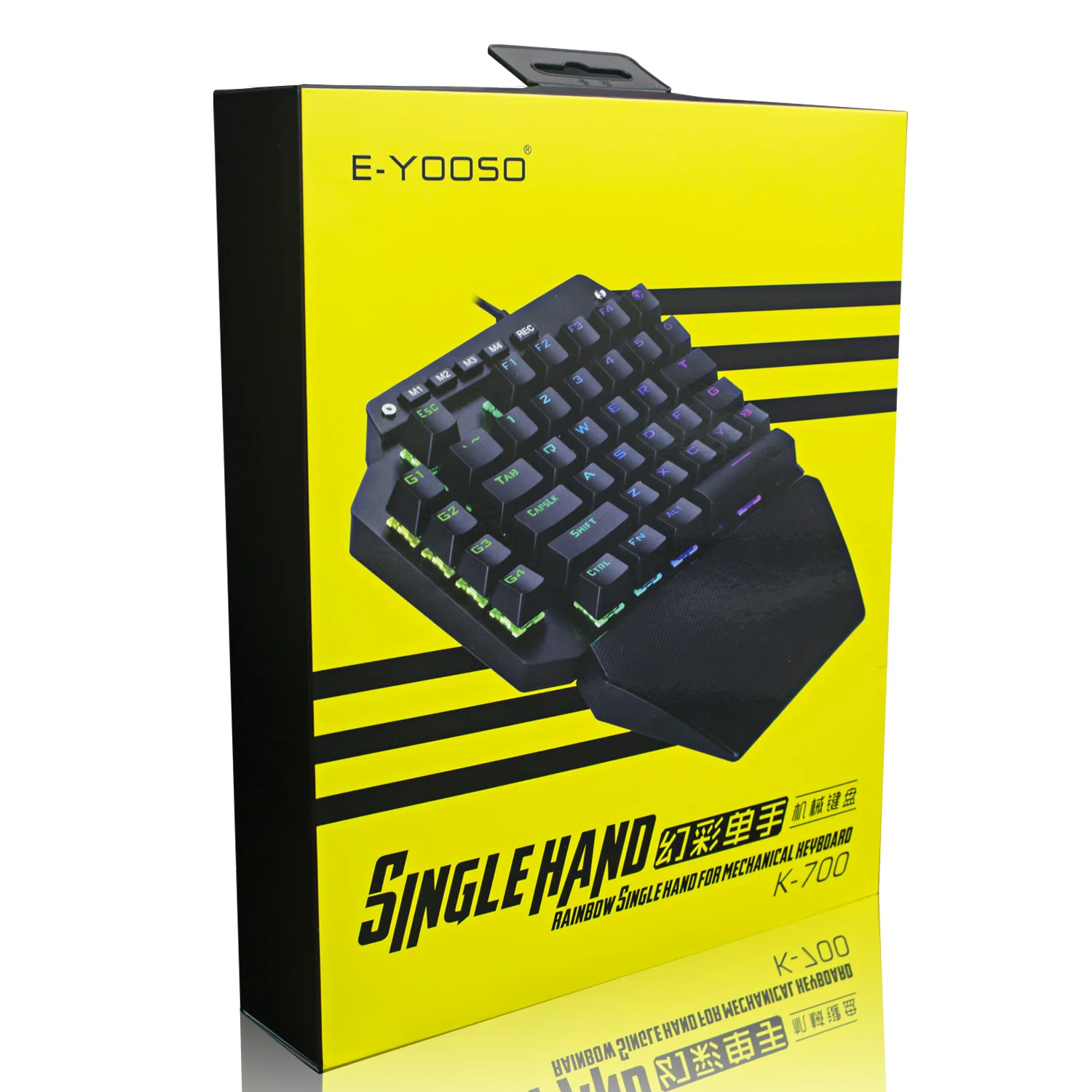 44 Keys One Handed New Product K700 Rgb Wired Computer Mechanical