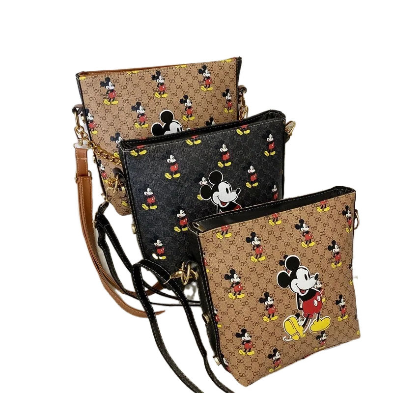 

Women's bag 2020 Popular new trendy Mickey shoulder stylish good texture all-match Mickey Mouse large-capacity crossbody bag