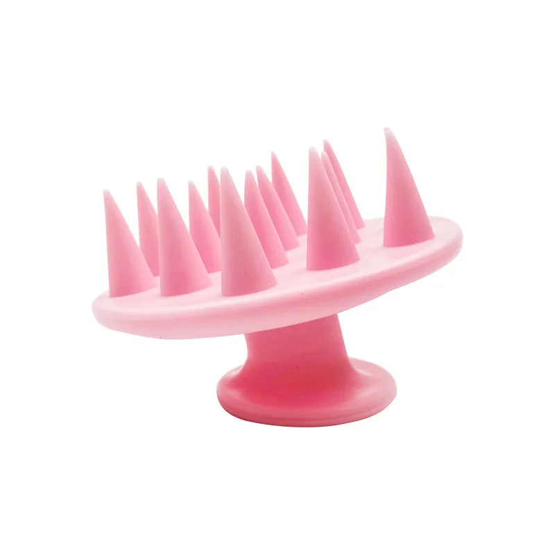 

Wholesale Amazon massage brush baby shampoo brush silicone adult shampoo brush Shun hair comb, Black, pink purple, blue etc