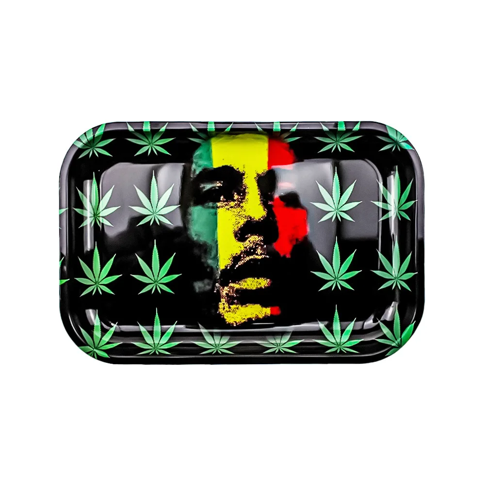 New Hot Weed Accessories Metal Tin Rolling Tray With Magnetic Lid Buy