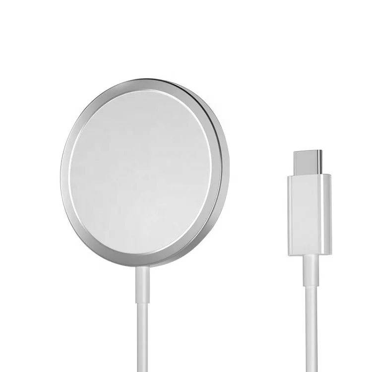

TOYOUMI 15 W Fast Charge Magnetic Qi silm wireless Phone charger, White
