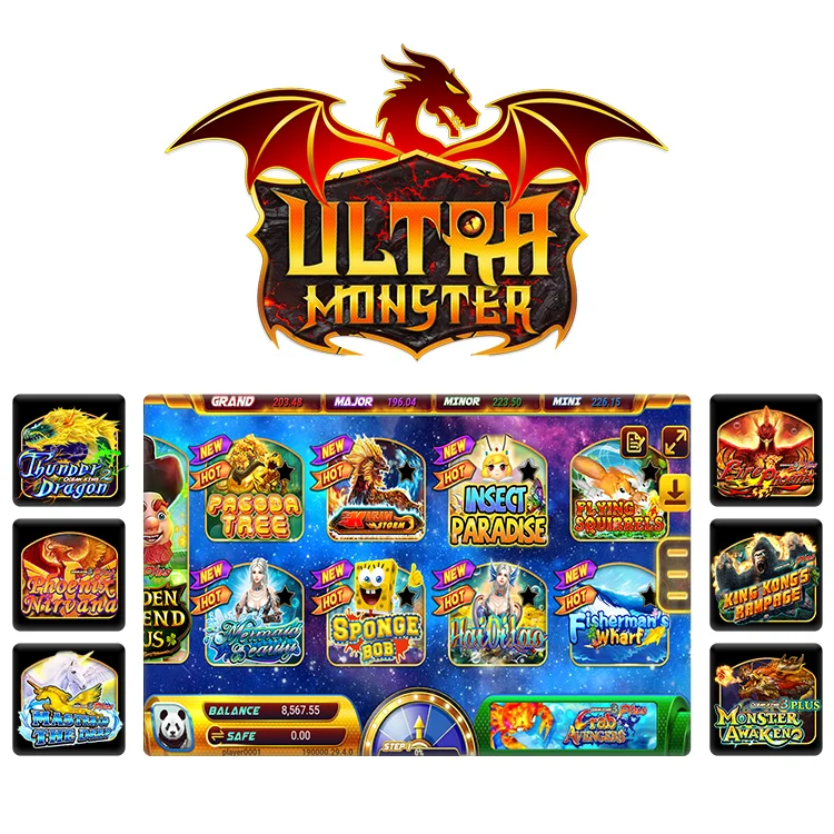 

Arcade Games Retro Ultra Monster Online Fish Gaming Skill Game Software Online App, Customize