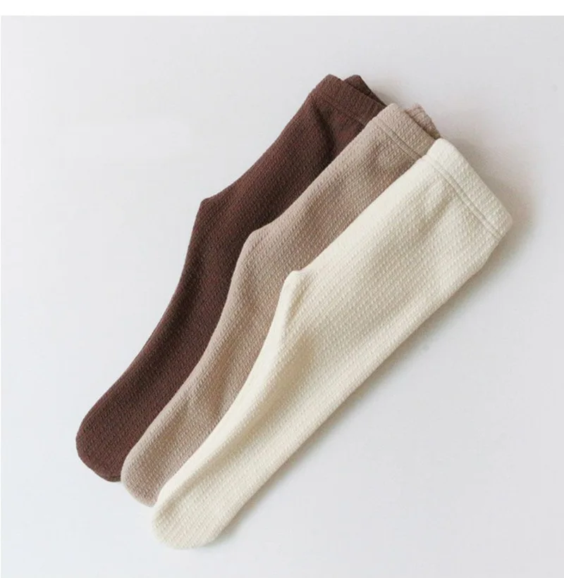 

2021 Spring Newborn Baby Pantyhose All-match Thicken Baby Girls Tights Kids Children Stockings Solid Color Infant Boys Pantyhose