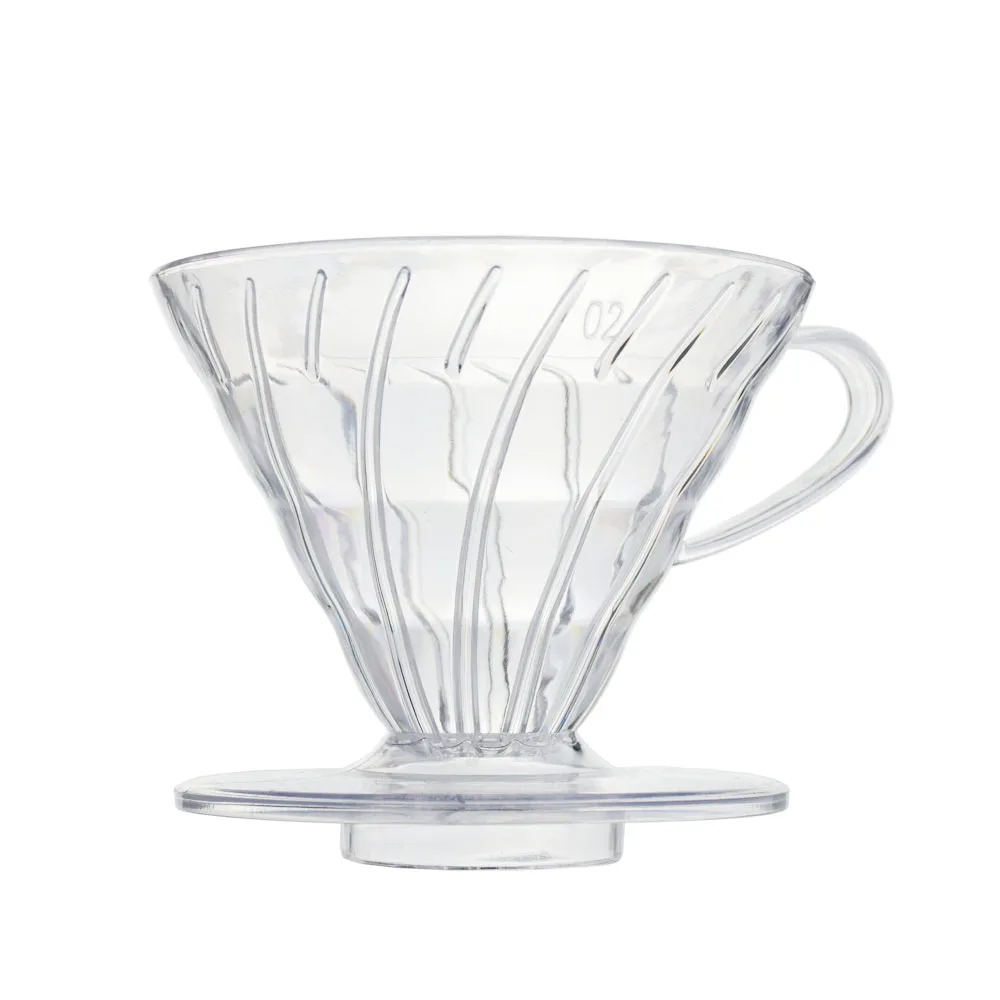 

Hot Sell Coffee Dripper V60 Heat-resistant Resin Coffee Filter for V60 Barista Coffee Brewing Cup 2-4Cups