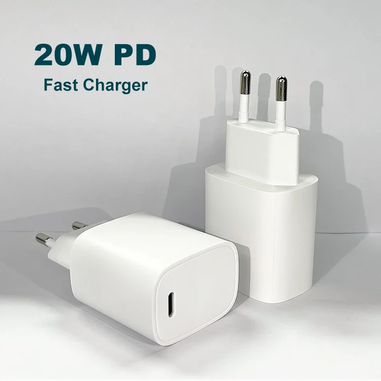 

ZONSAN Quick Smart Type C 18W 20W Pd Wall Usb Fast Mobile Phone Chargers For Apple Iphone Samsung Xiaomi, Black, white, customized