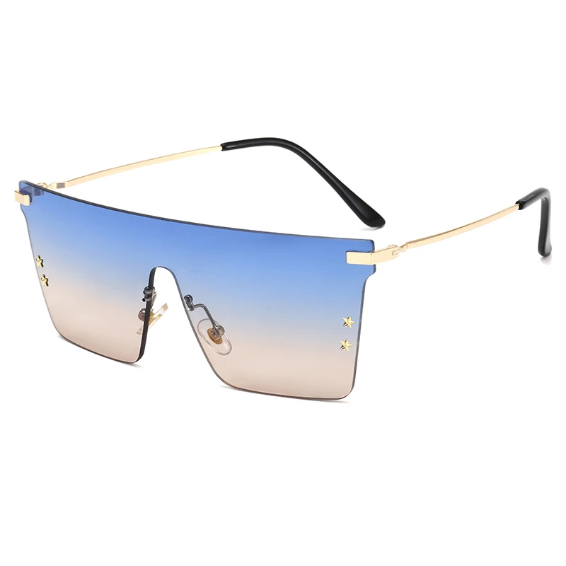 

Superhot Eyewear 15345 Fashion 2020 Rimless Designer Flat Top Sunglasses