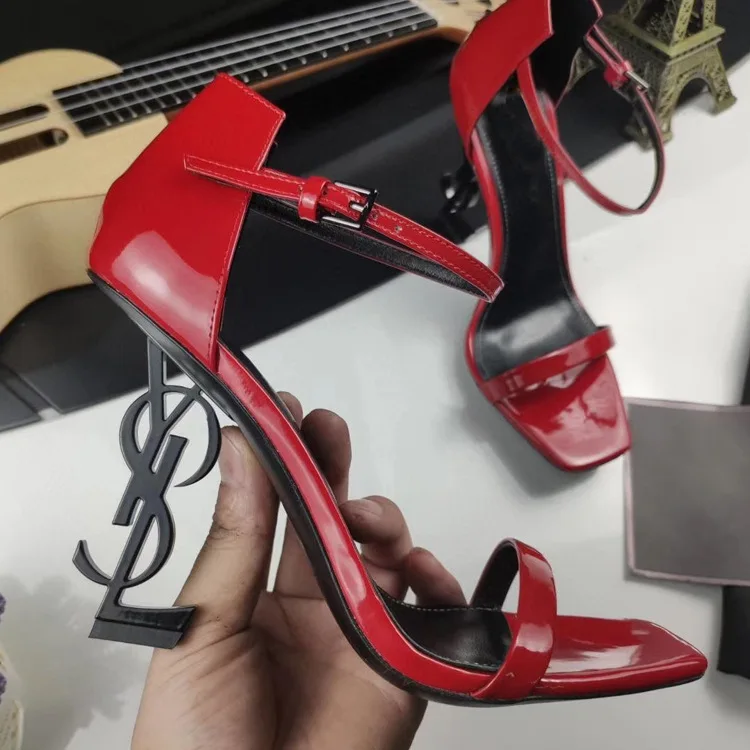 

2021 New arrivals Ankle Buckle Strap Slingback Open Toe high heel shoes for ladies women pumps