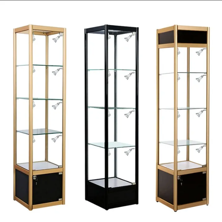 New Glass Trophy Cabinet Showcase Display Case Buy Glass Trophy